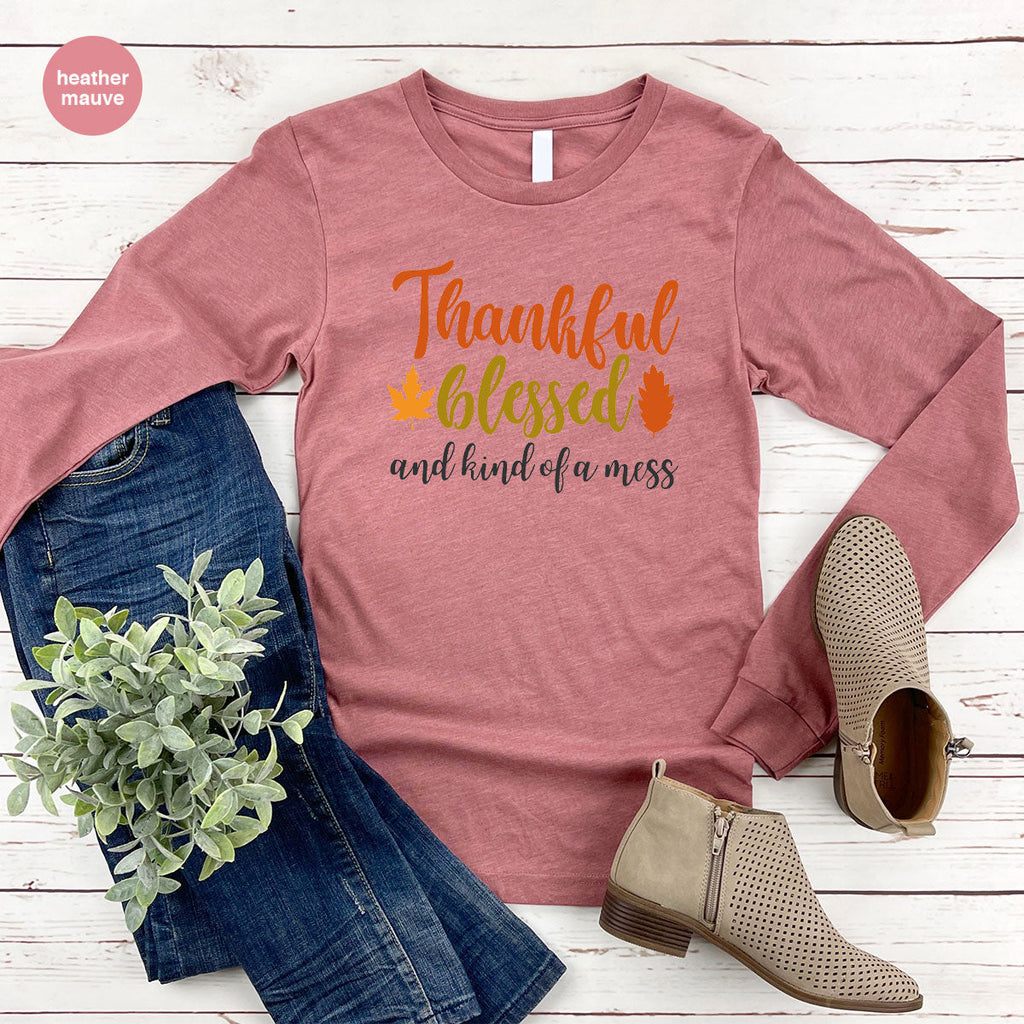2023 Thanksgiving Fall Shirt, Thankful For Hoodie product image 13