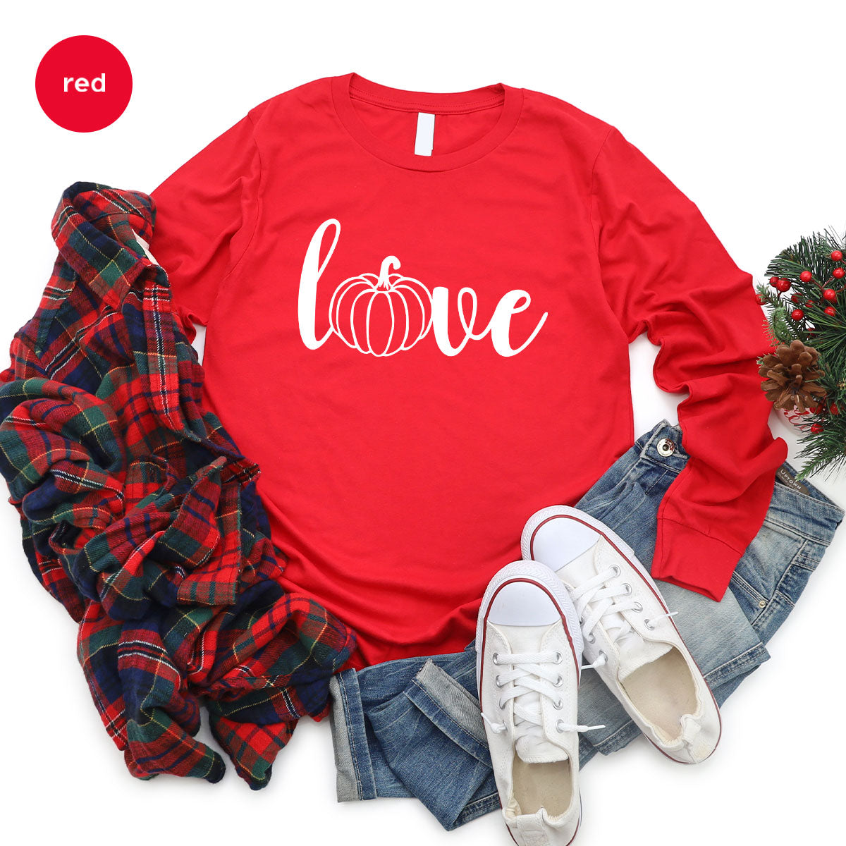 Pumpkin Love Shirt, Fall For Men, Women product image 15