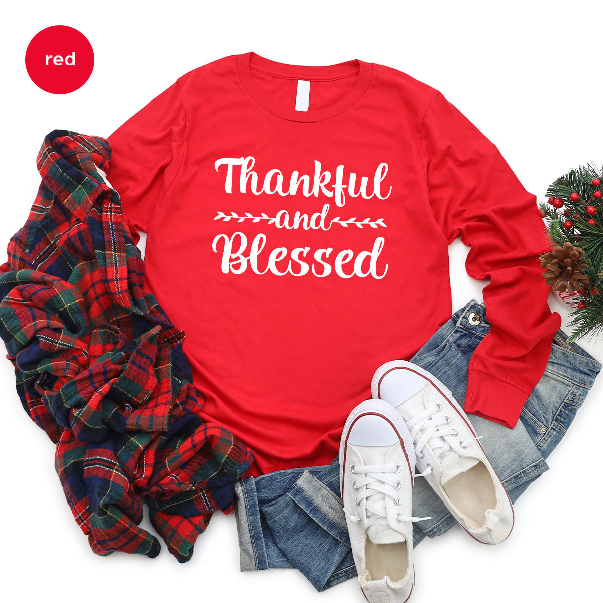 Thankful and Blessed Shirt, 2022 Thanksgiving Design product image 19