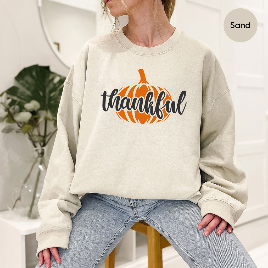Thanksgiving 2022 Pumpkin Hoodie, Thankful product image 7