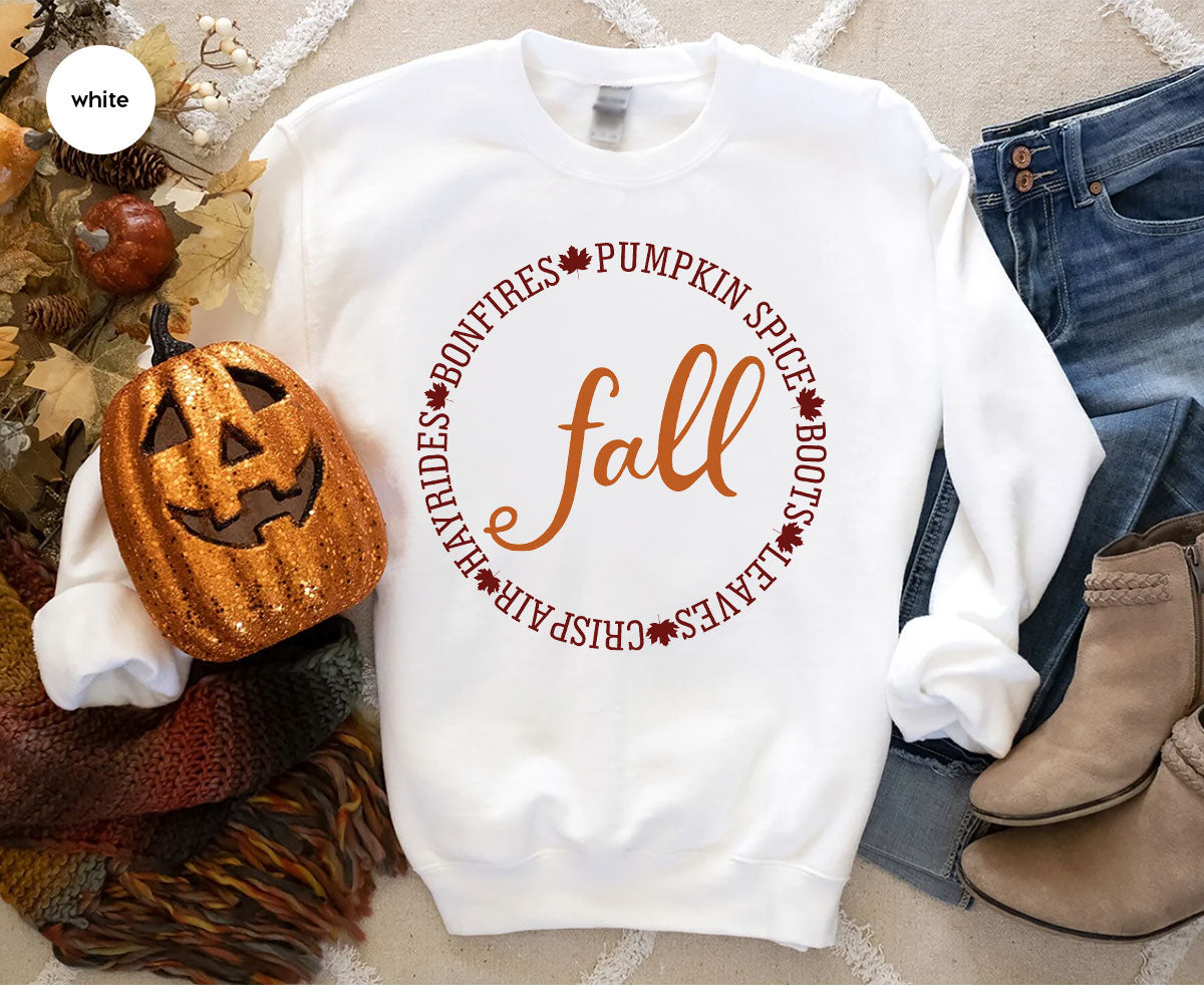 Circle Fall Shirt, Halloween T-Shirt, Tee product image 36