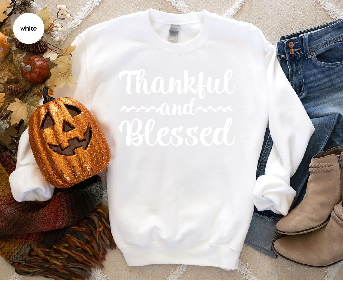 Thankful and Blessed Shirt, 2022 Thanksgiving Design product image 36