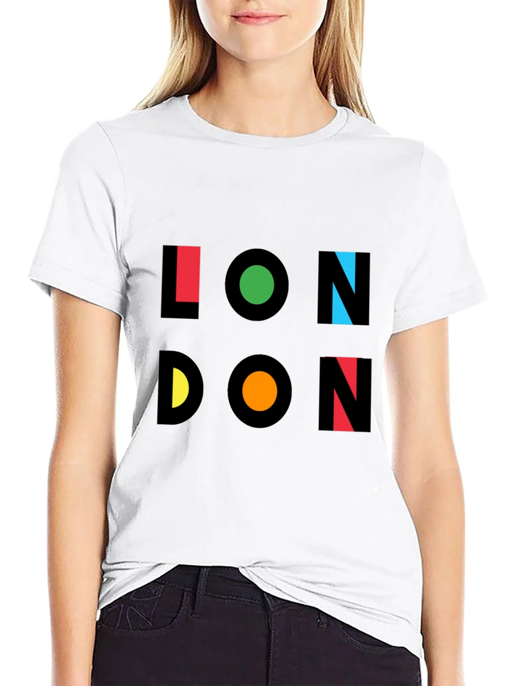 London Graphic Print Mens Black T-Shirt product image 2