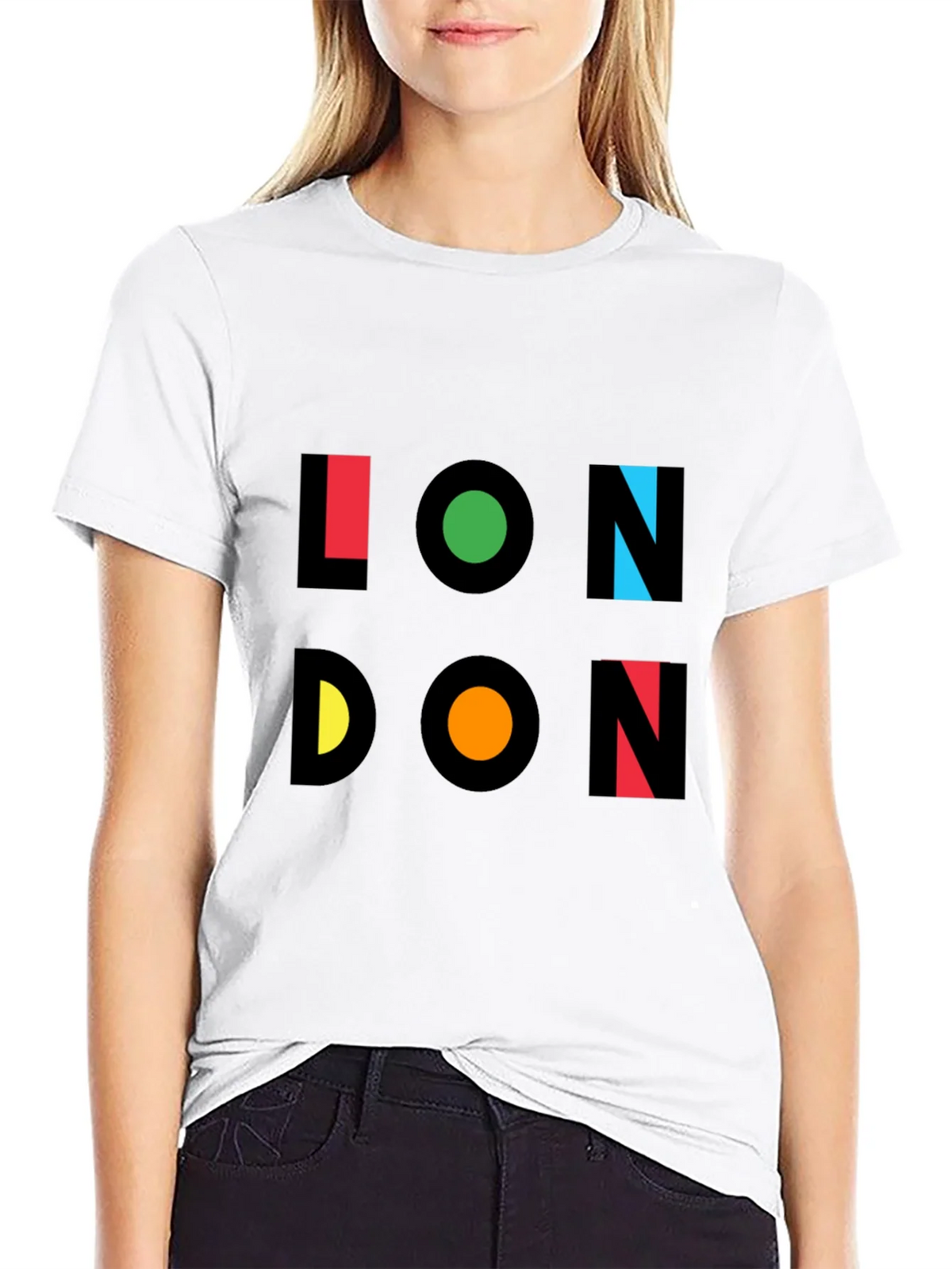 London Graphic Print Mens Black T-Shirt product image 2