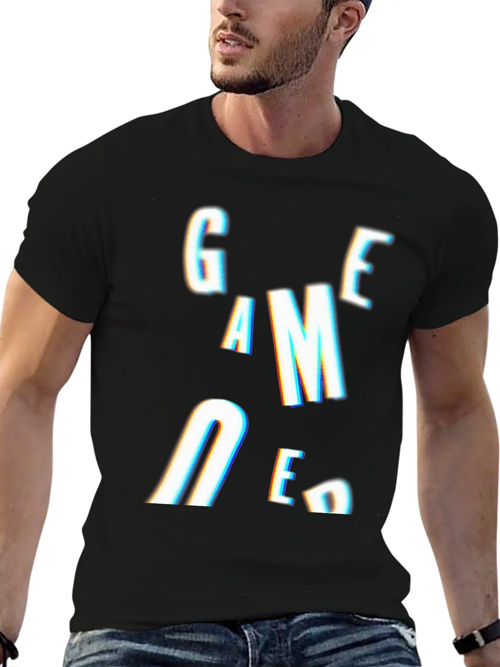 Game Over Graphic Tee - Black Unisex T-Shirt product image 2