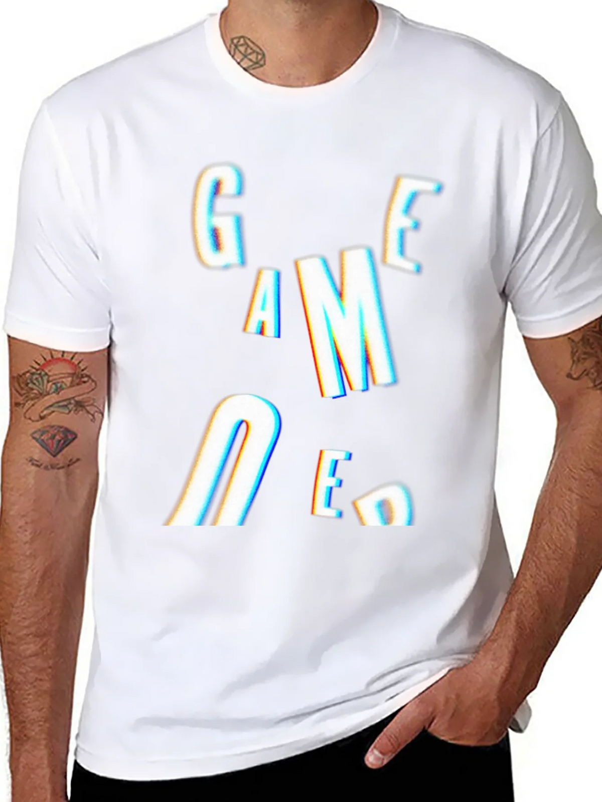 Game Over Graphic Tee - Black Unisex T-Shirt product image 3