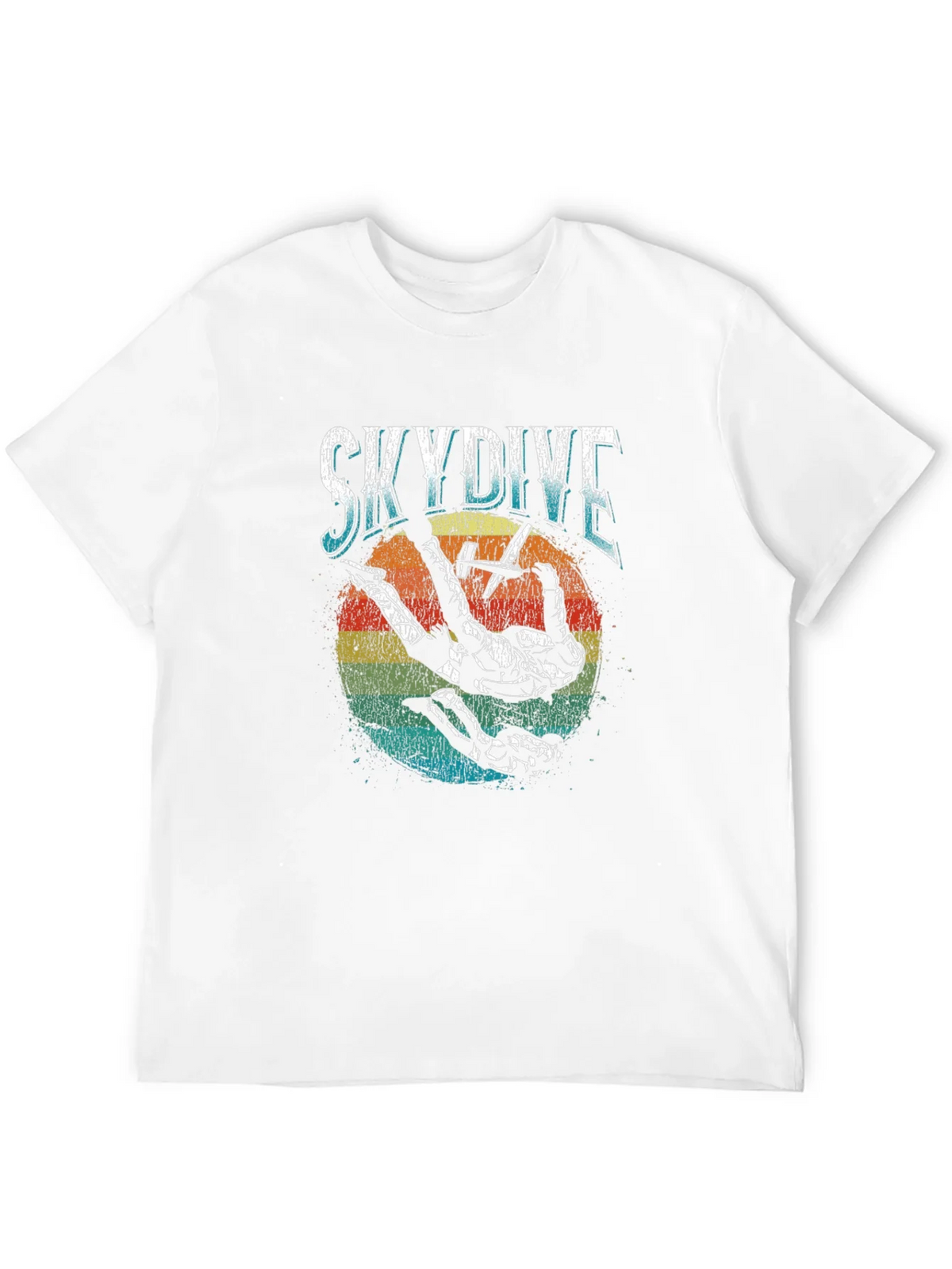 Skydiving T-Shirt Retro Style Black product image 11