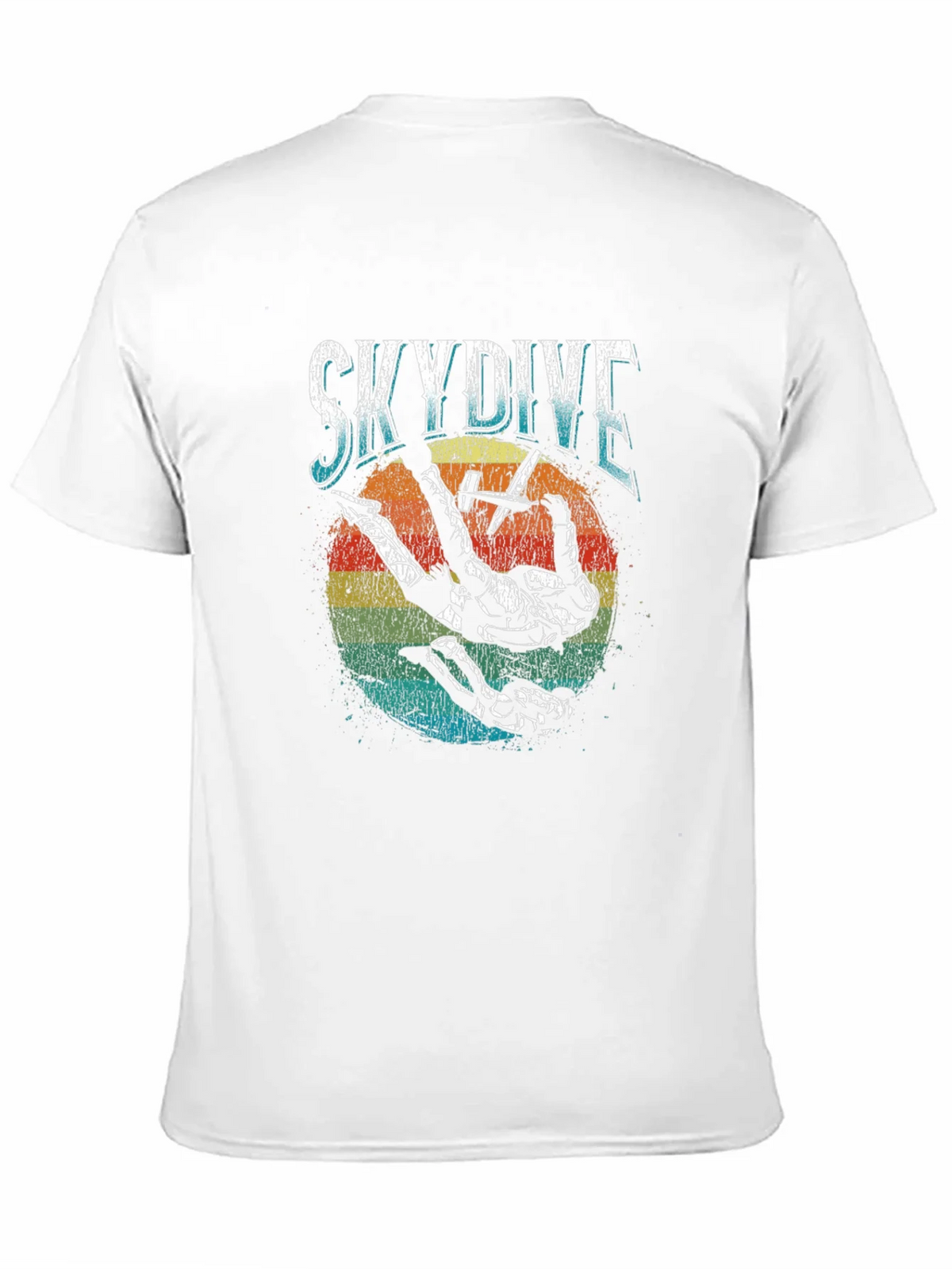 Skydiving T-Shirt Retro Style Black product image 10