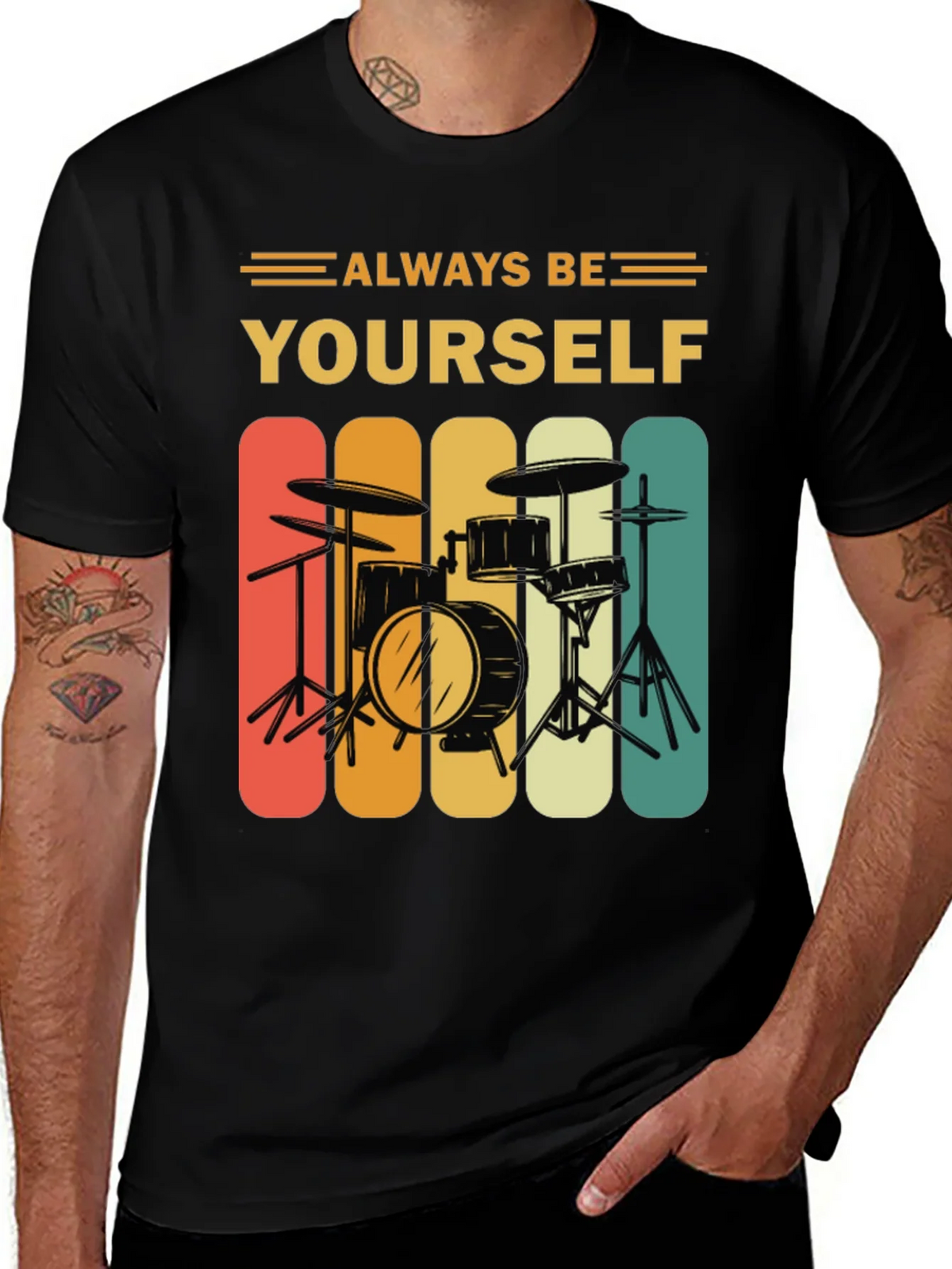 Always Be Yourself Drummer T-Shirt product image 1