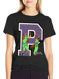 Softball Letter P Graphic T-Shirt product image 1