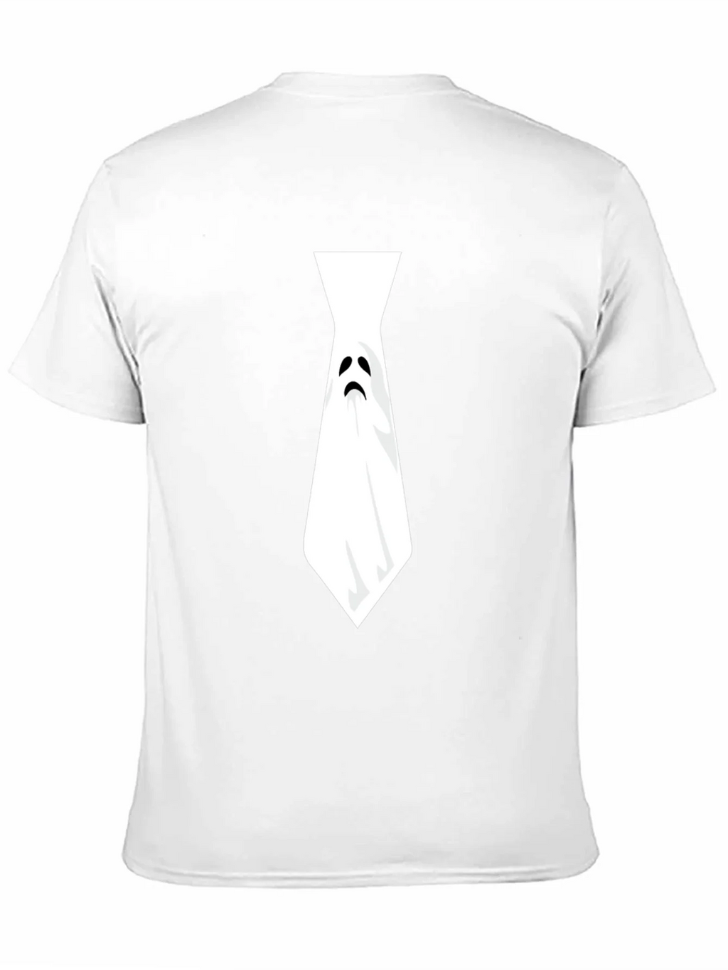 Ghost Tie Graphic Tee - Halloween Humor Shirt product image 10
