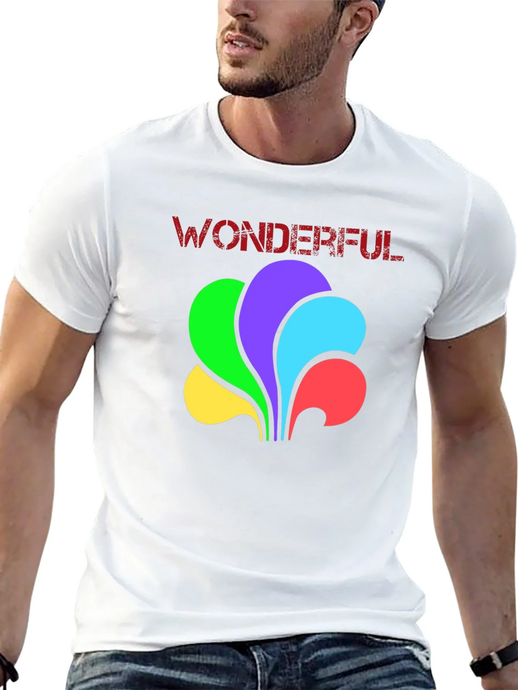 Wonderful Retro Graphic Tee - Black Crewneck product image 8