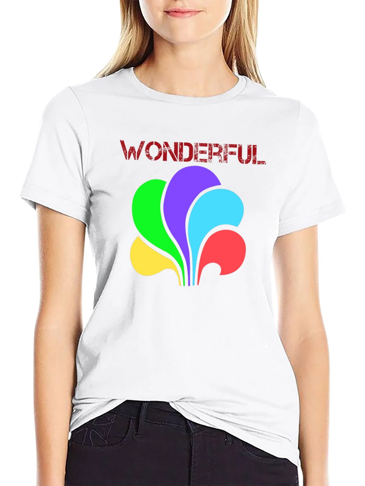 Wonderful Retro Graphic Tee - Black Crewneck product image 5