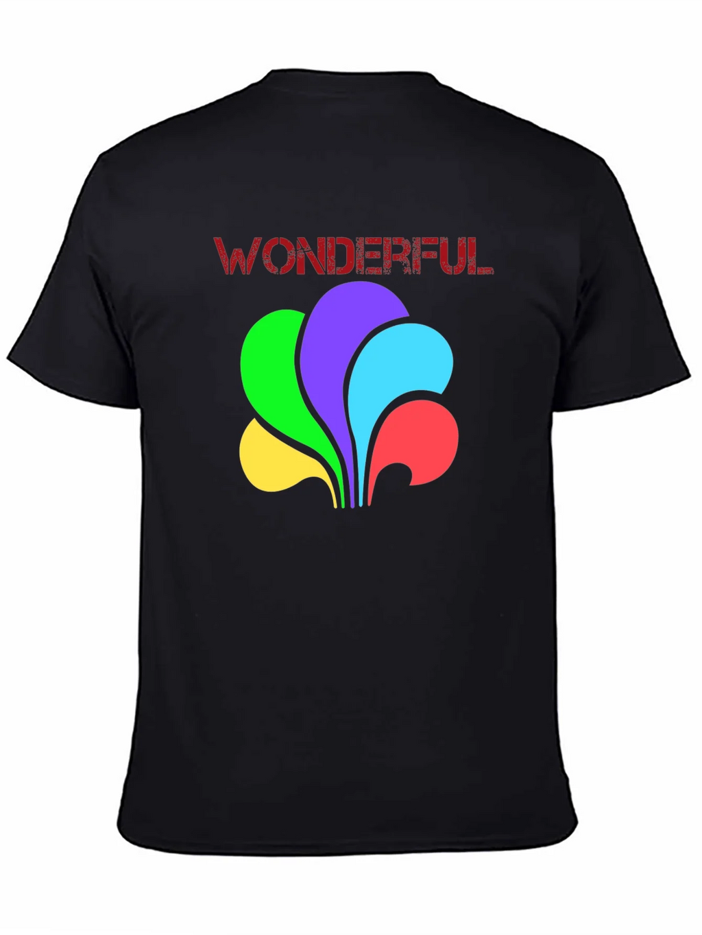 Wonderful Retro Graphic Tee - Black Crewneck product image 3