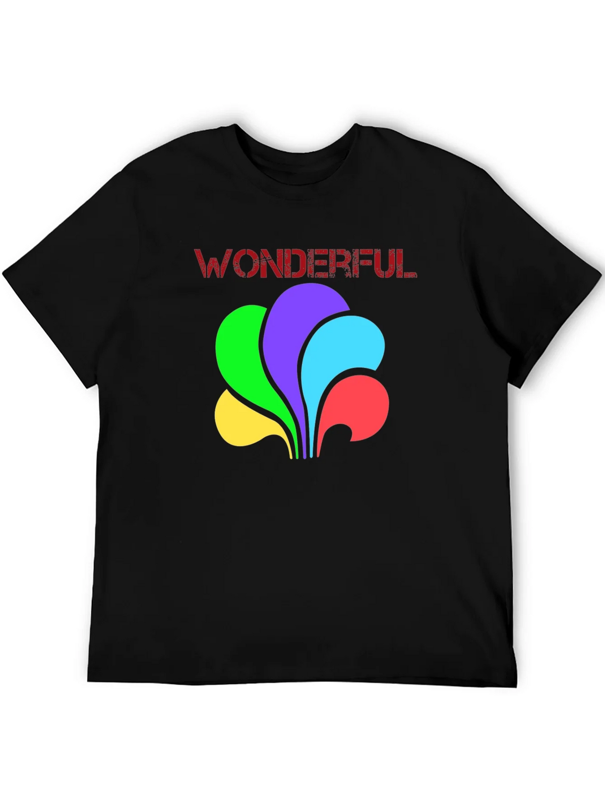 Wonderful Retro Graphic Tee - Black Crewneck product image 4