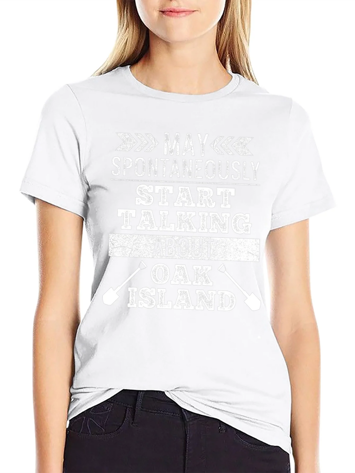 Oak Island Spontaneously Talking T-Shirt product image 1