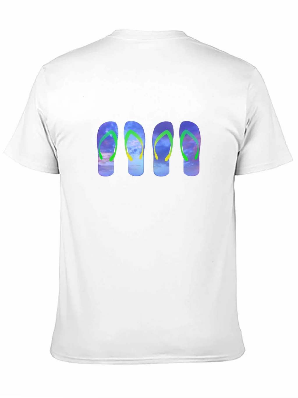 Flip Flop Sky Graphic Black Tee product image 10