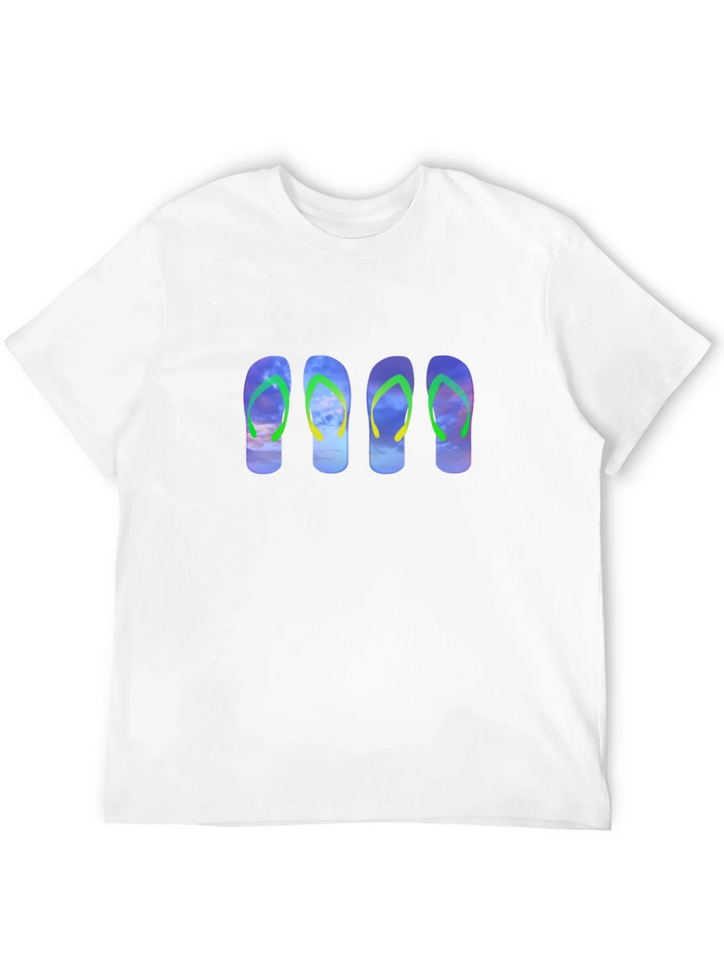 Flip Flop Sky Graphic Black Tee product image 11