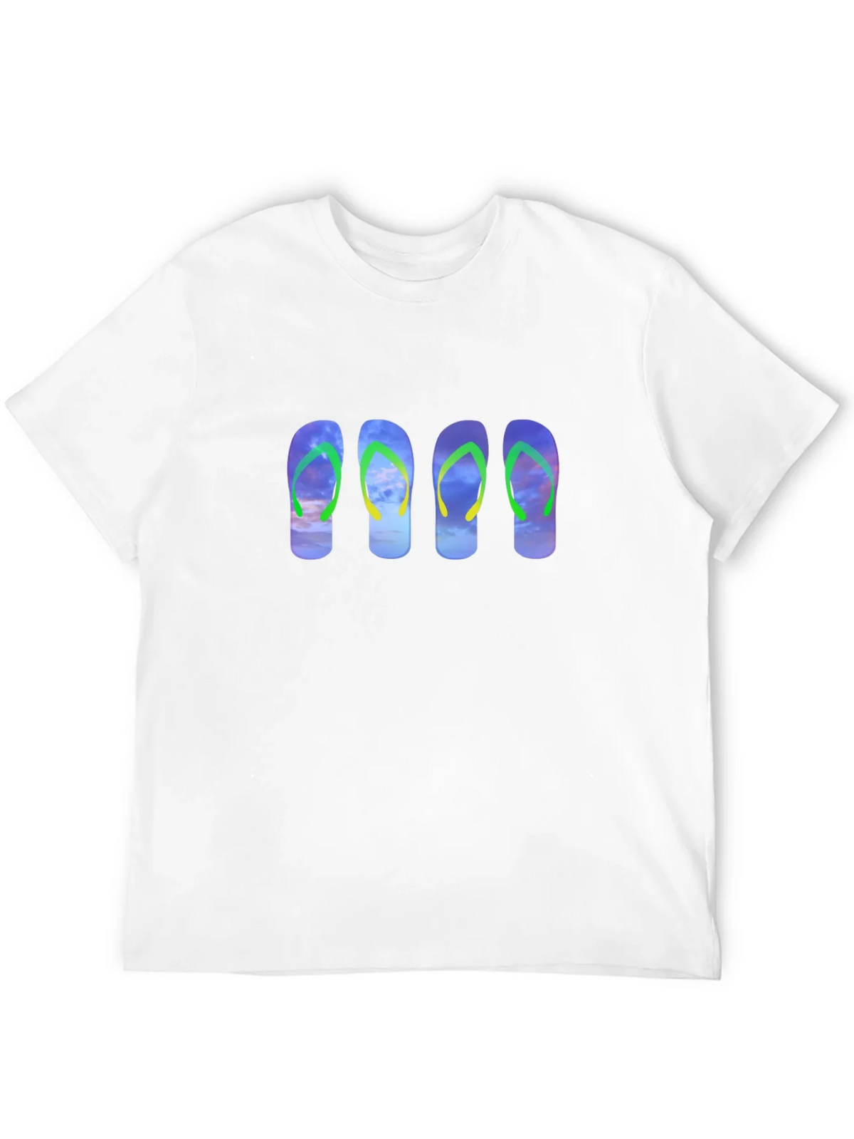Flip Flop Sky Graphic Black Tee product image 11