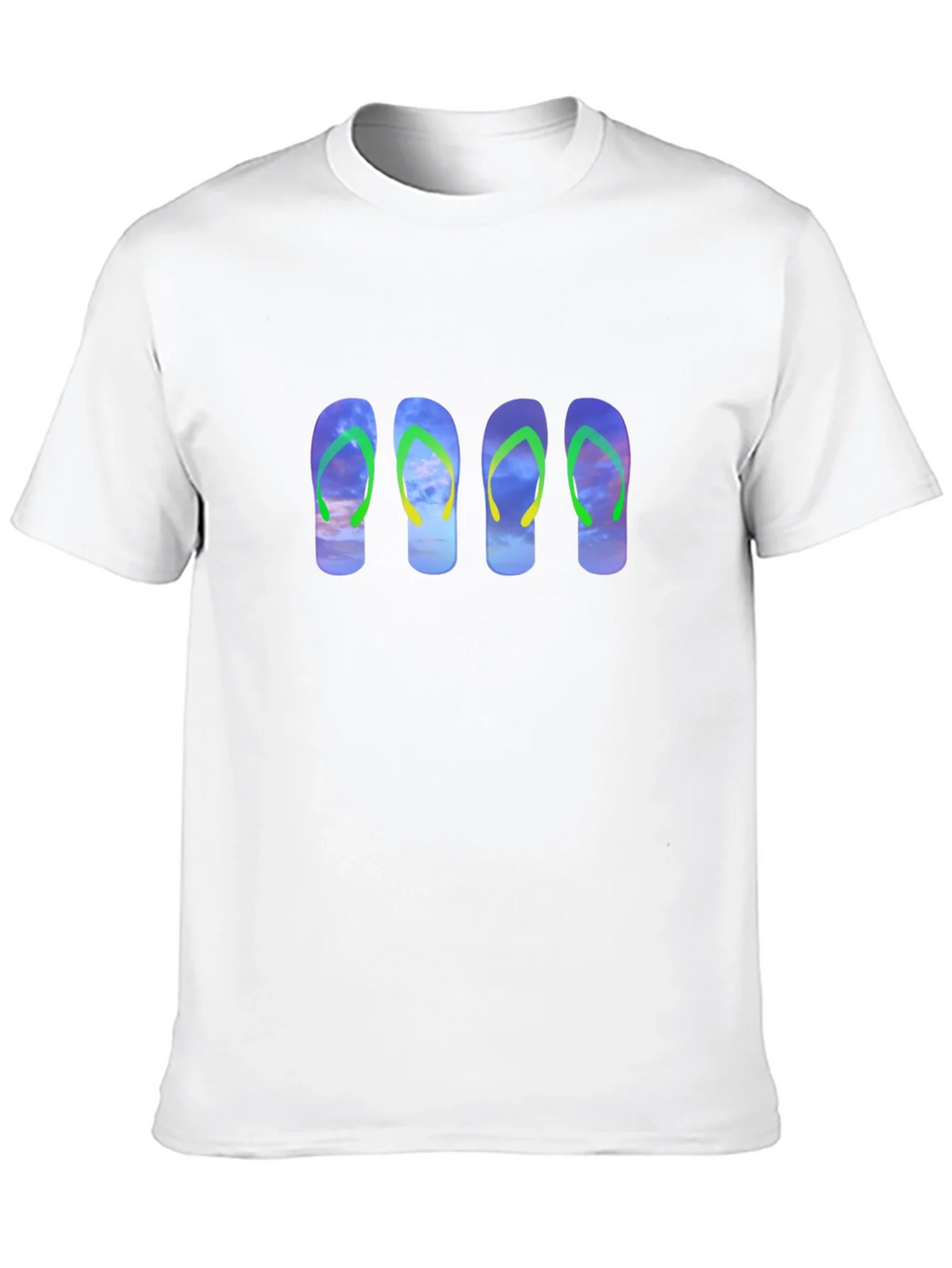 Flip Flop Sky Graphic Black Tee product image 9