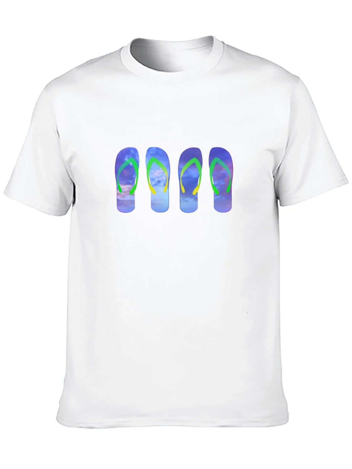 Flip Flop Sky Graphic Black Tee product image 9