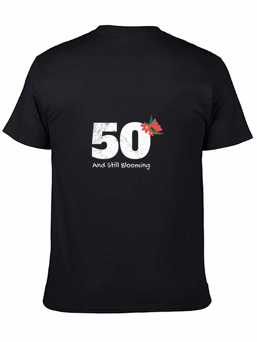 50 and Still Blooming Graphic Tee product image 1