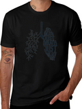 Just Breathe Lung Graphic T-Shirt - Mens product image 1