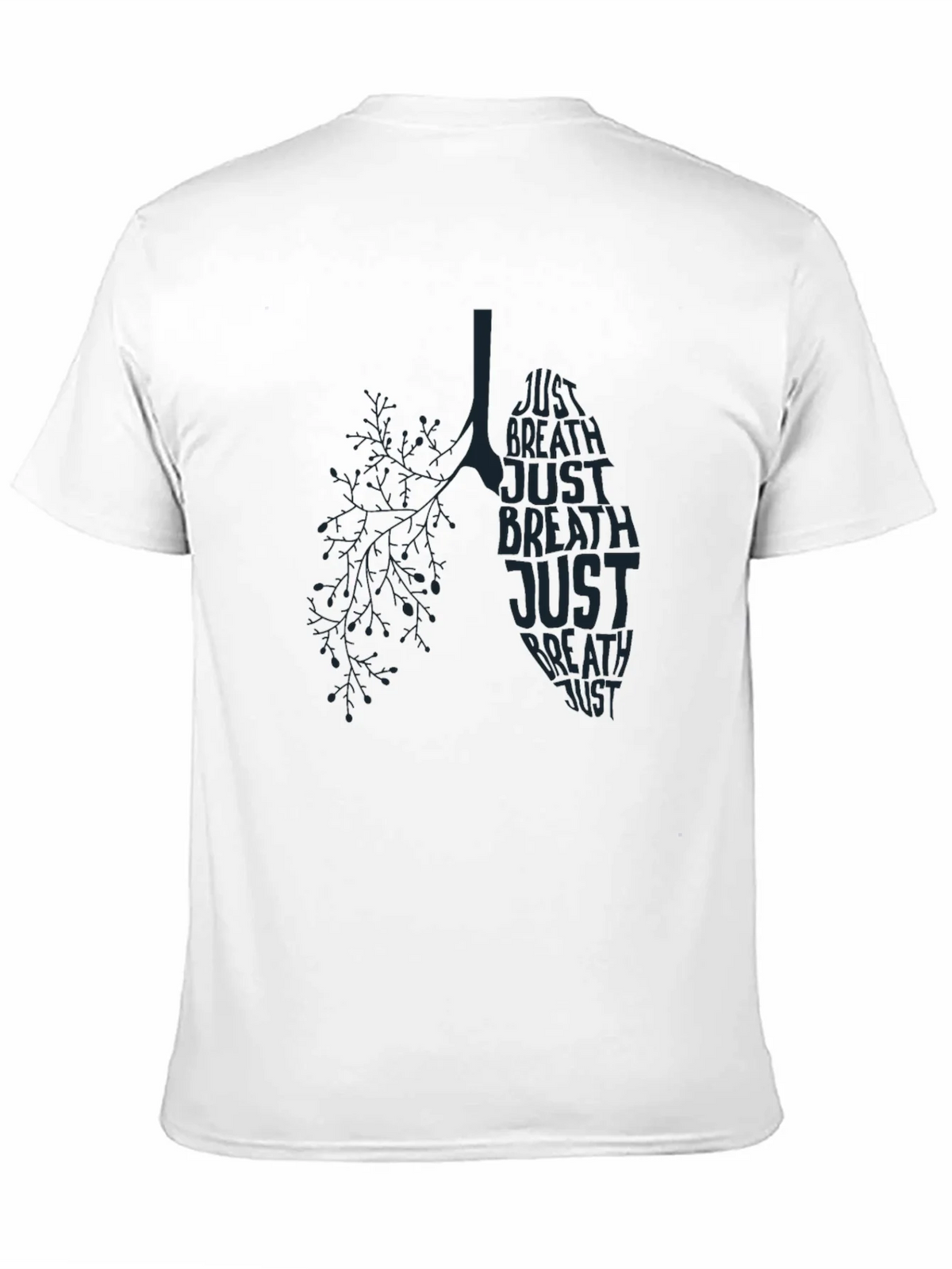 Just Breathe Lung Graphic T-Shirt - Mens product image 7