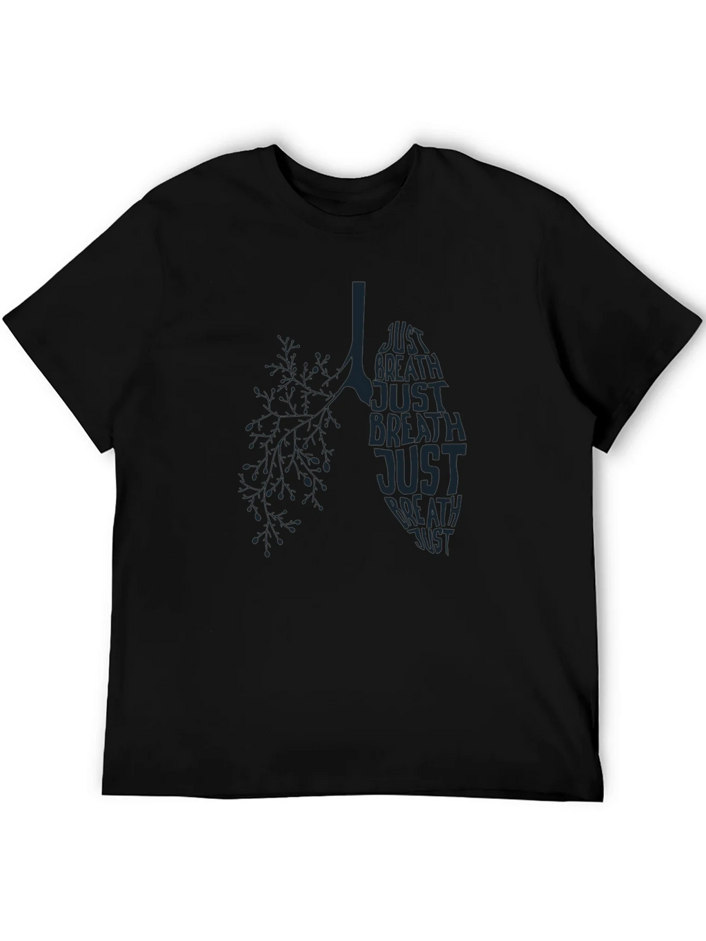Just Breathe Lung Graphic T-Shirt - Mens product image 5