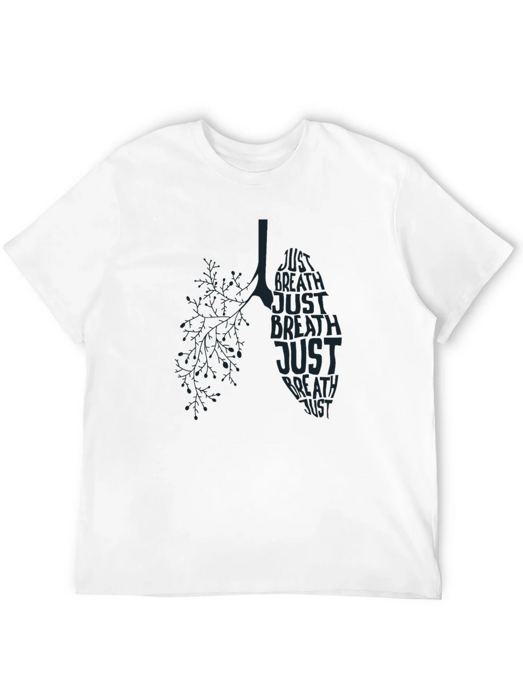 Just Breathe Lung Graphic T-Shirt - Mens product image 8