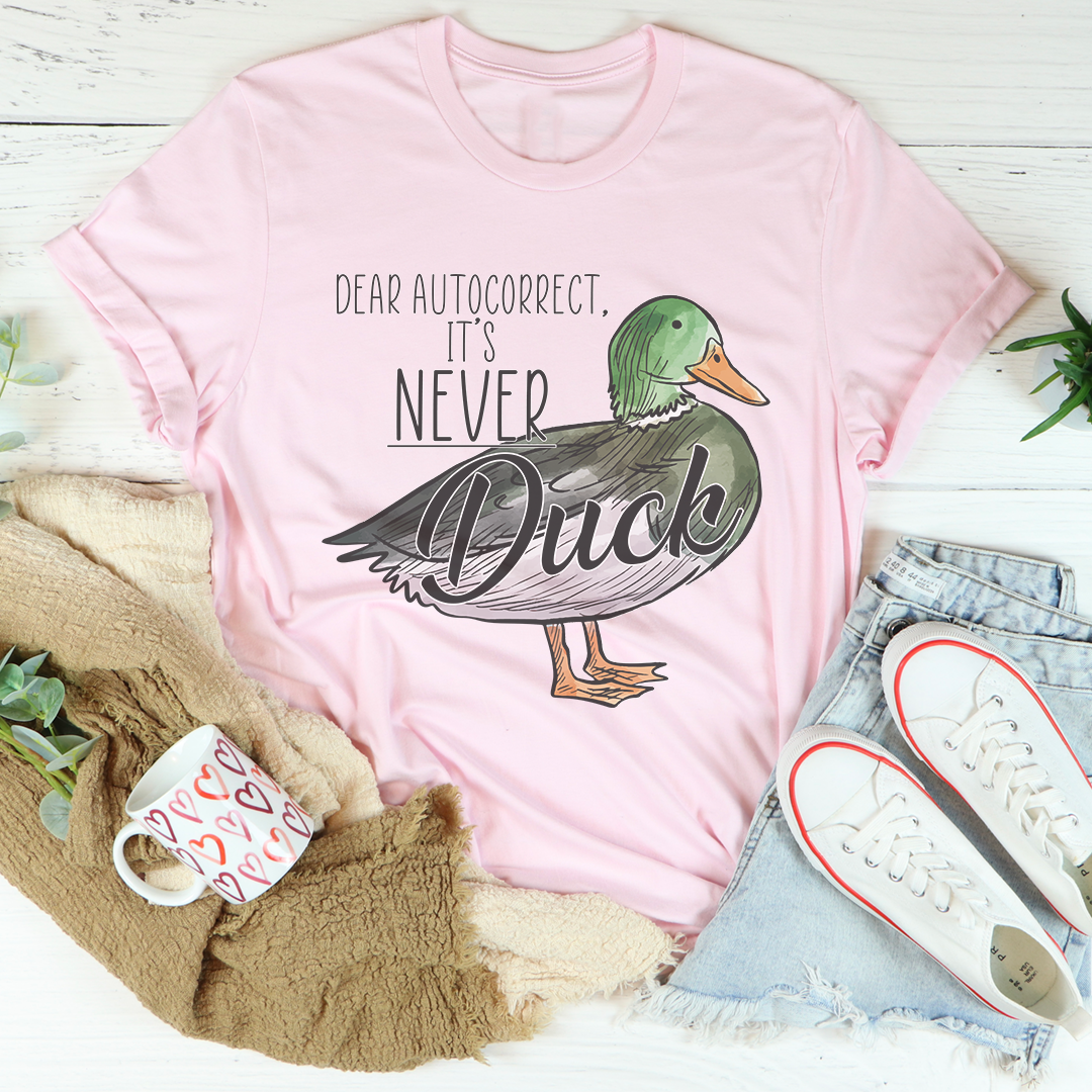 Relatable Texting Humor Graphic Shirt – \"DEAR AUTOCORRECT product image 4