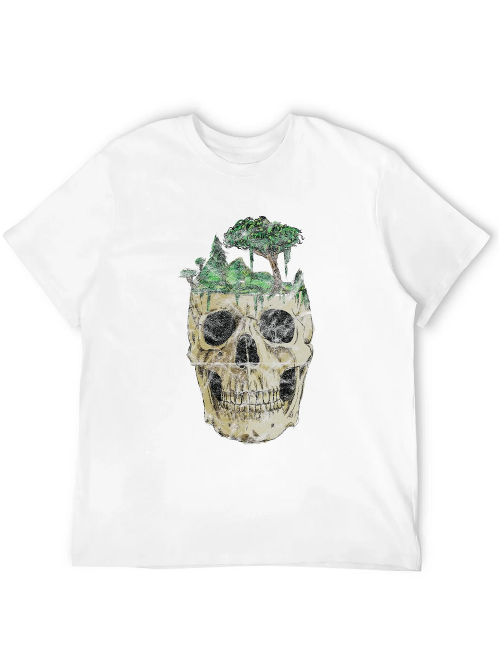 Skull & Nature Graphic T-Shirt - Unique Design product image 5