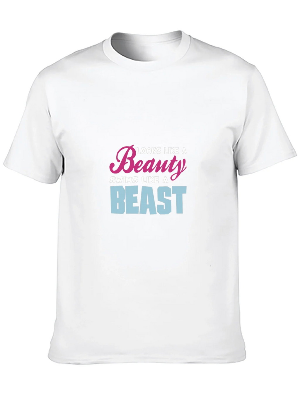 Beauty and Beast Swimmer Graphic Tee product image 8