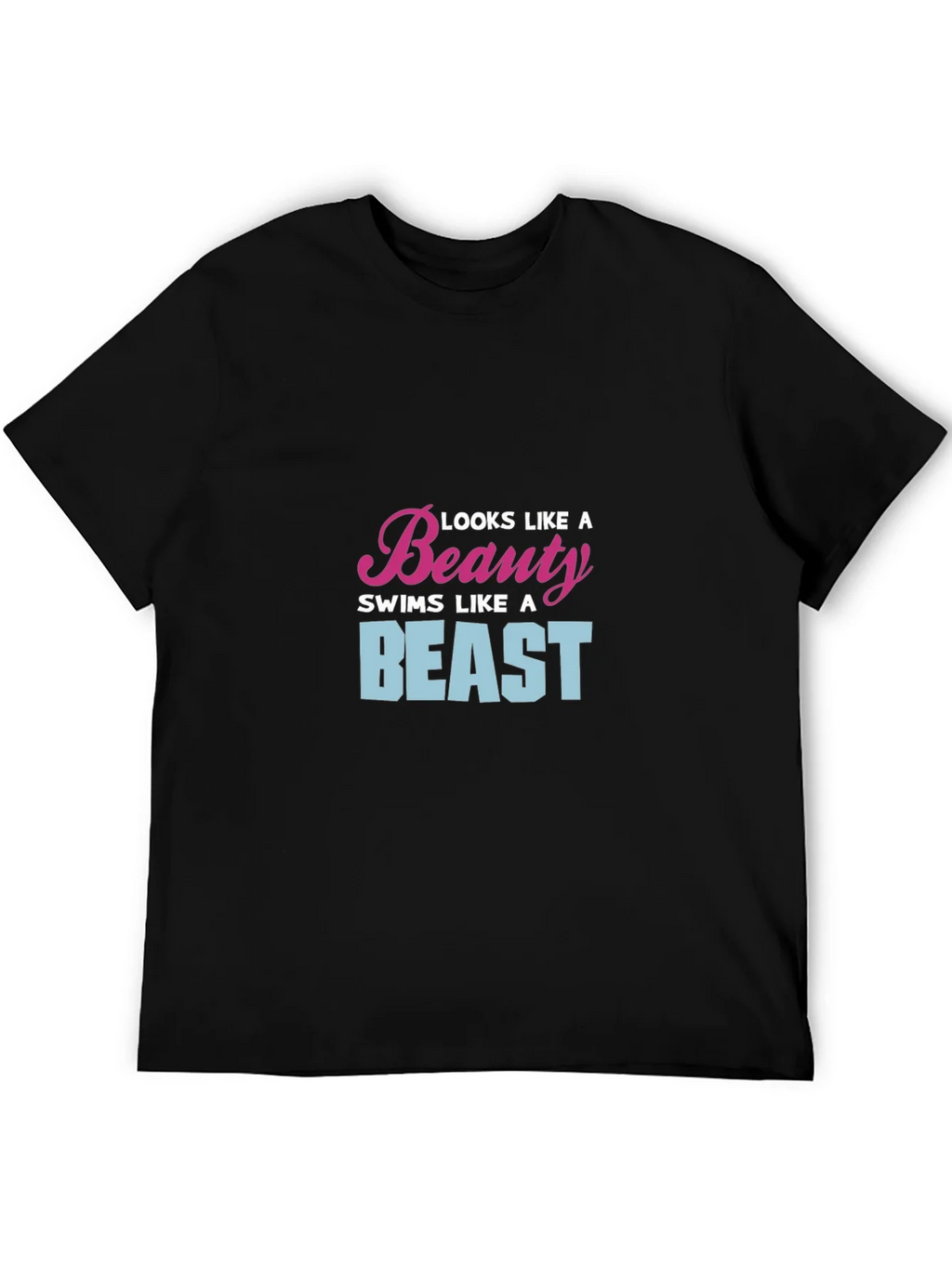 Beauty and Beast Swimmer Graphic Tee product image 5