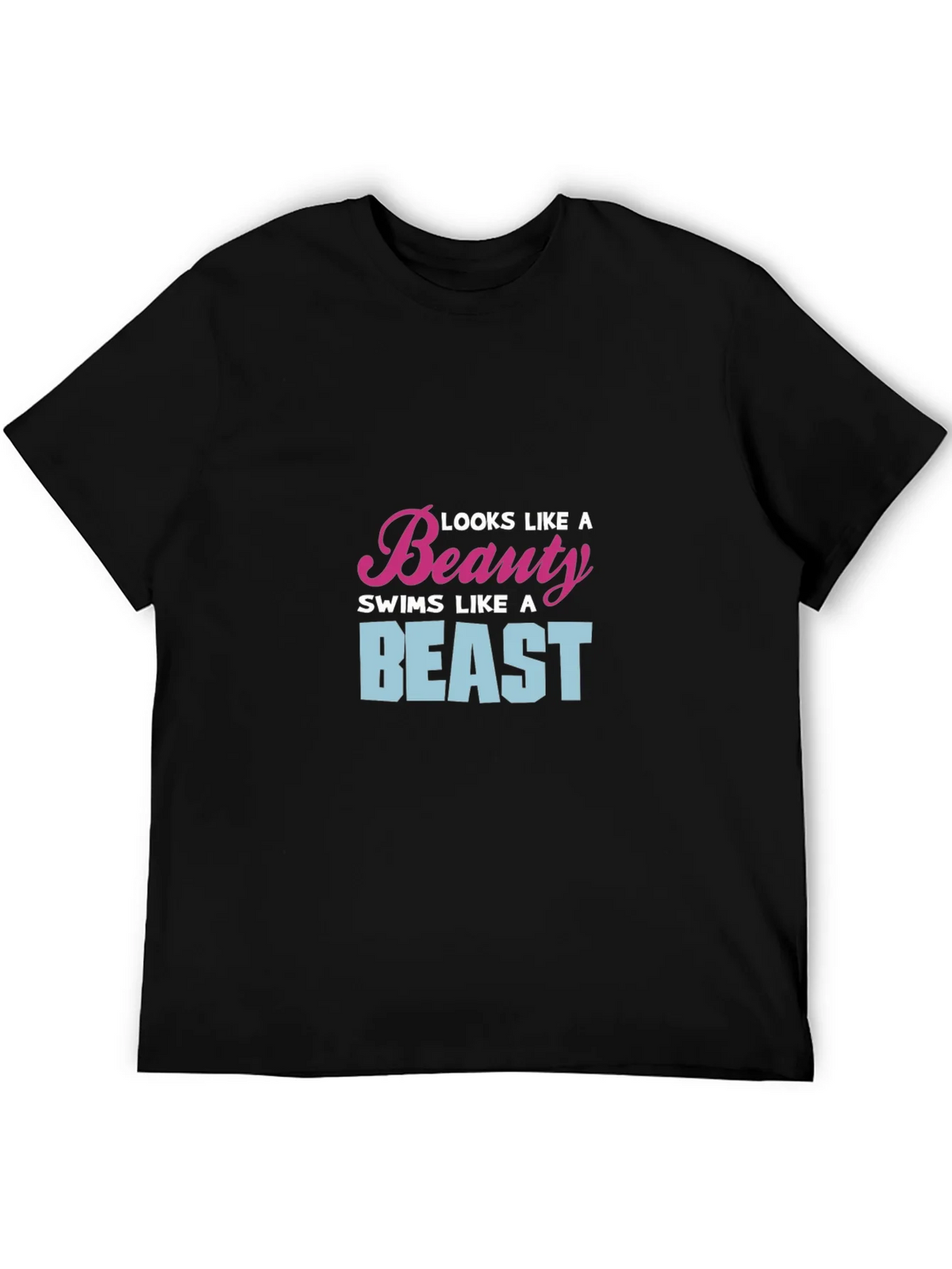 Beauty and Beast Swimmer Graphic Tee product image 5