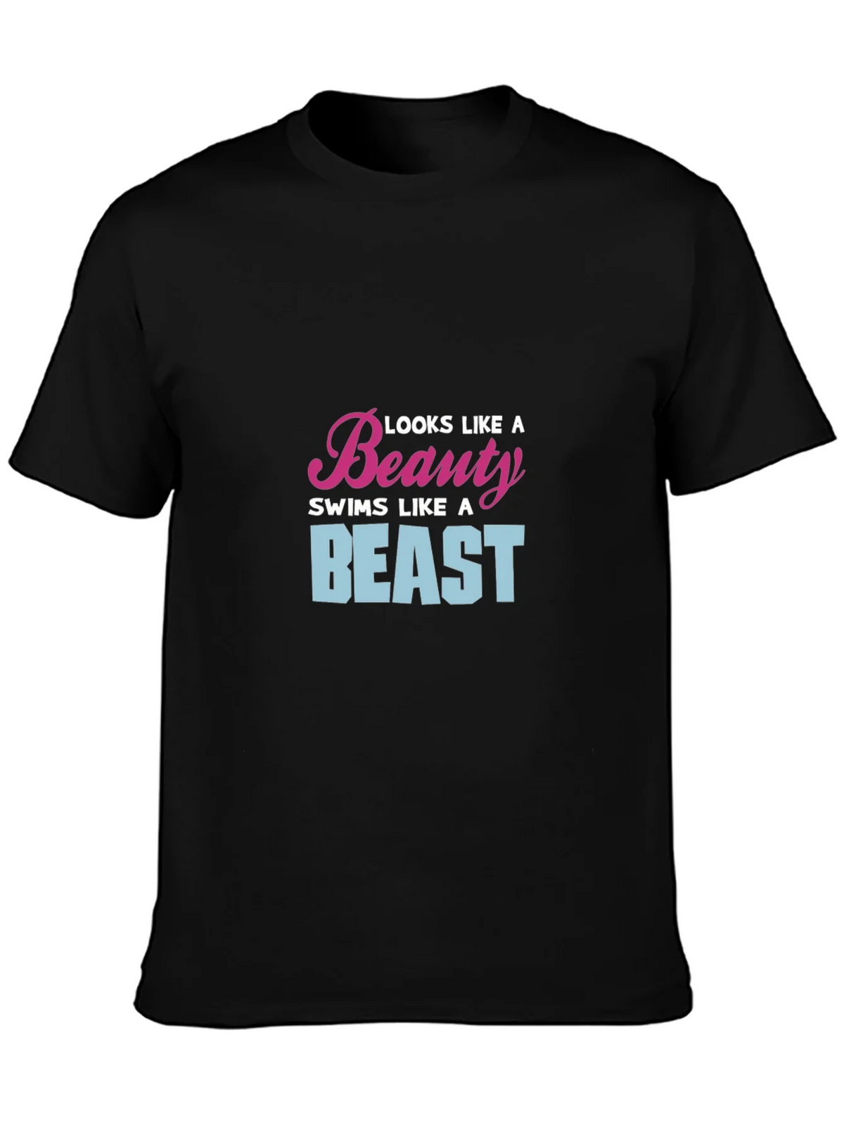 Beauty and Beast Swimmer Graphic Tee product image 3