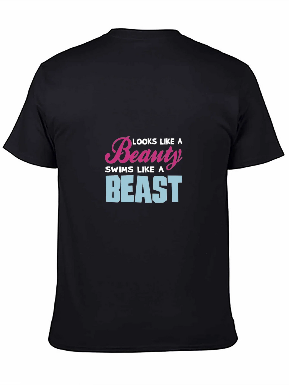 Beauty and Beast Swimmer Graphic Tee product image 4