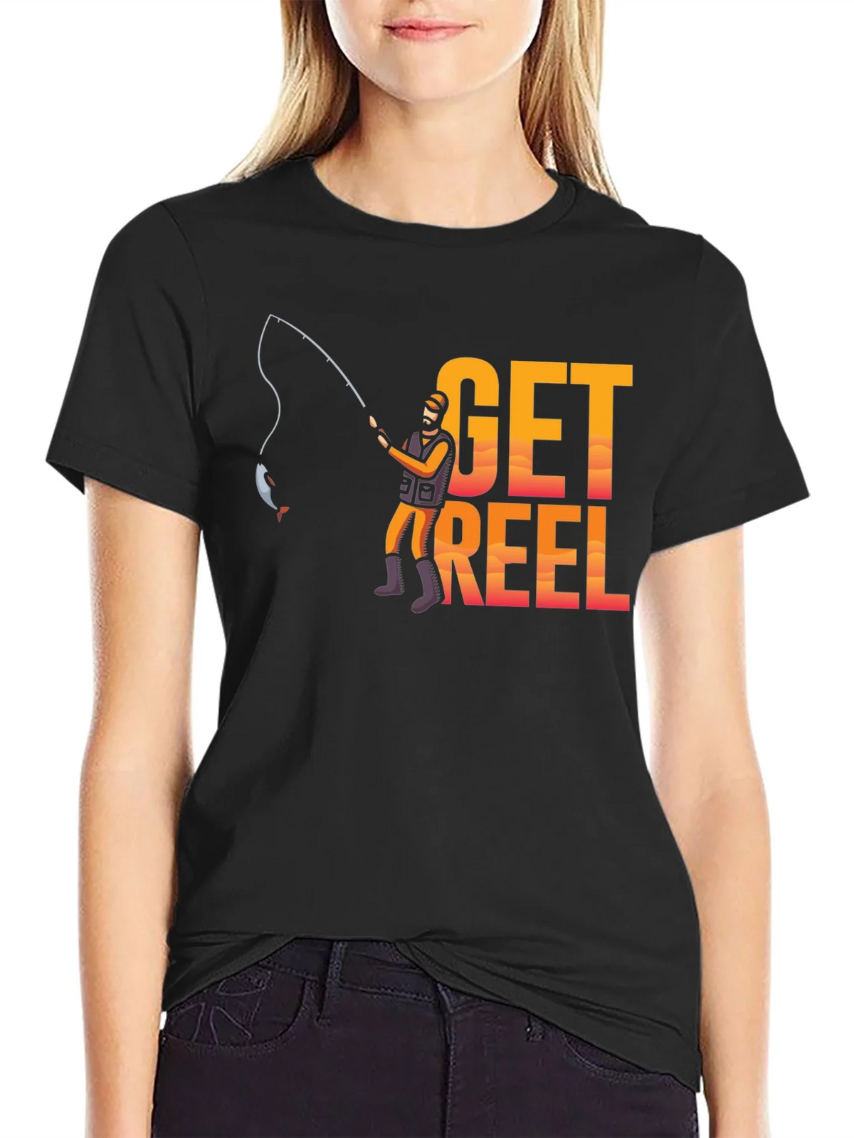 Get Reel Fishing T-Shirt - Anglers Graphic Tee product image 1