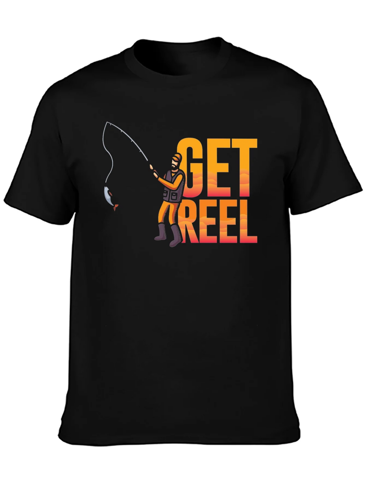 Get Reel Fishing T-Shirt - Anglers Graphic Tee product image 2