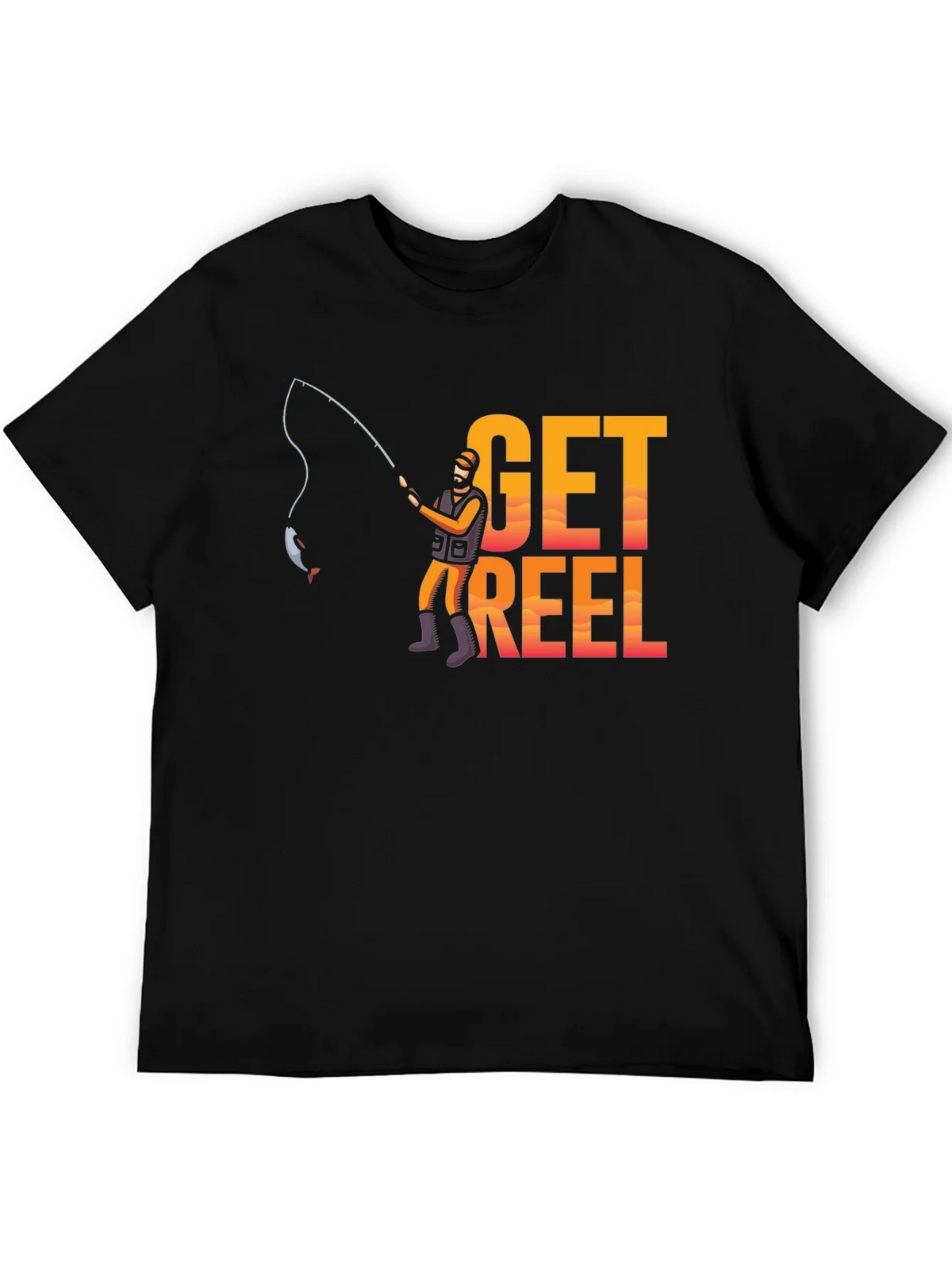 Get Reel Fishing T-Shirt - Anglers Graphic Tee product image 3