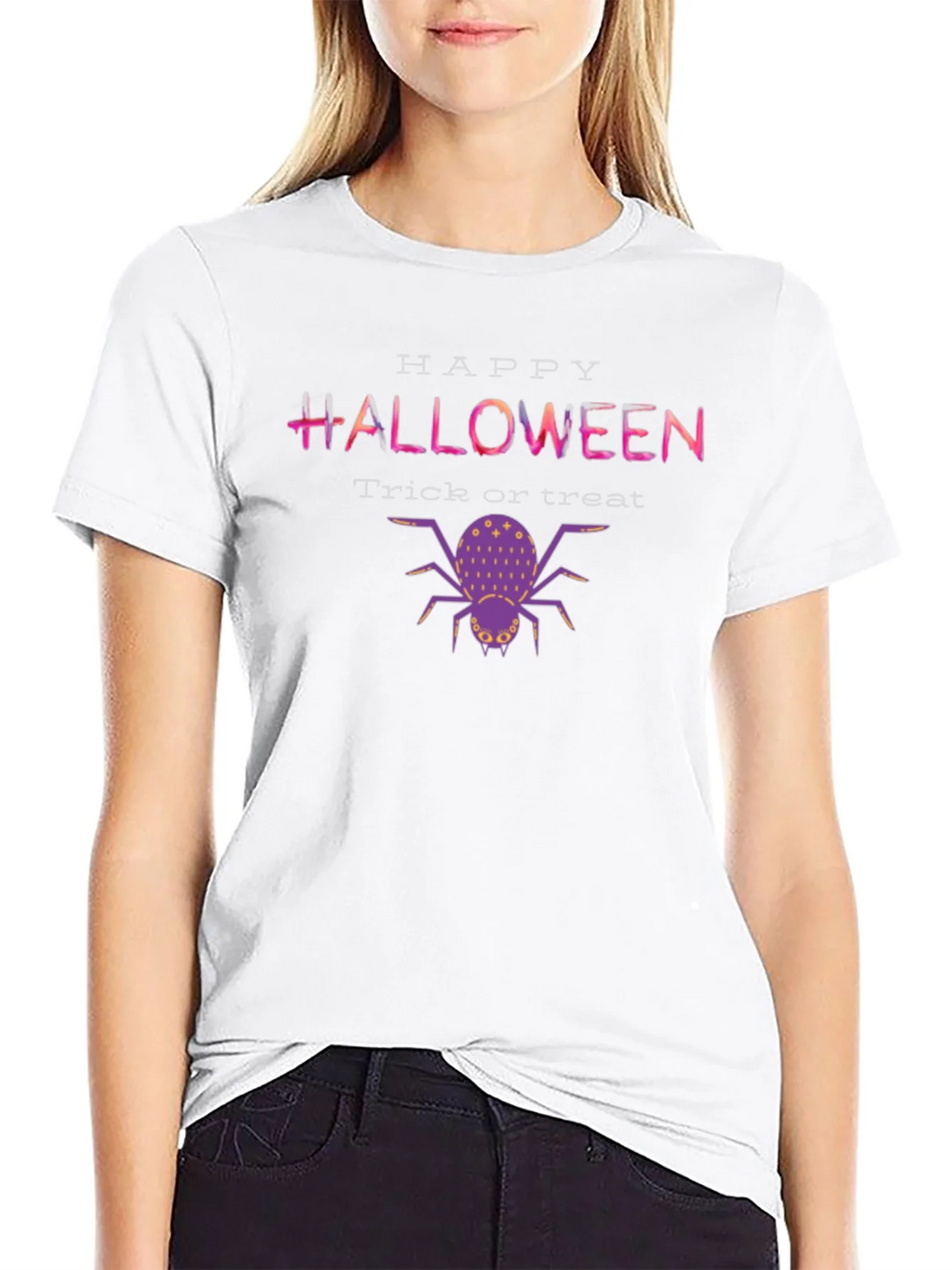 Halloween Spider T-Shirt - Trick or Treat Graphic Tee product image 6