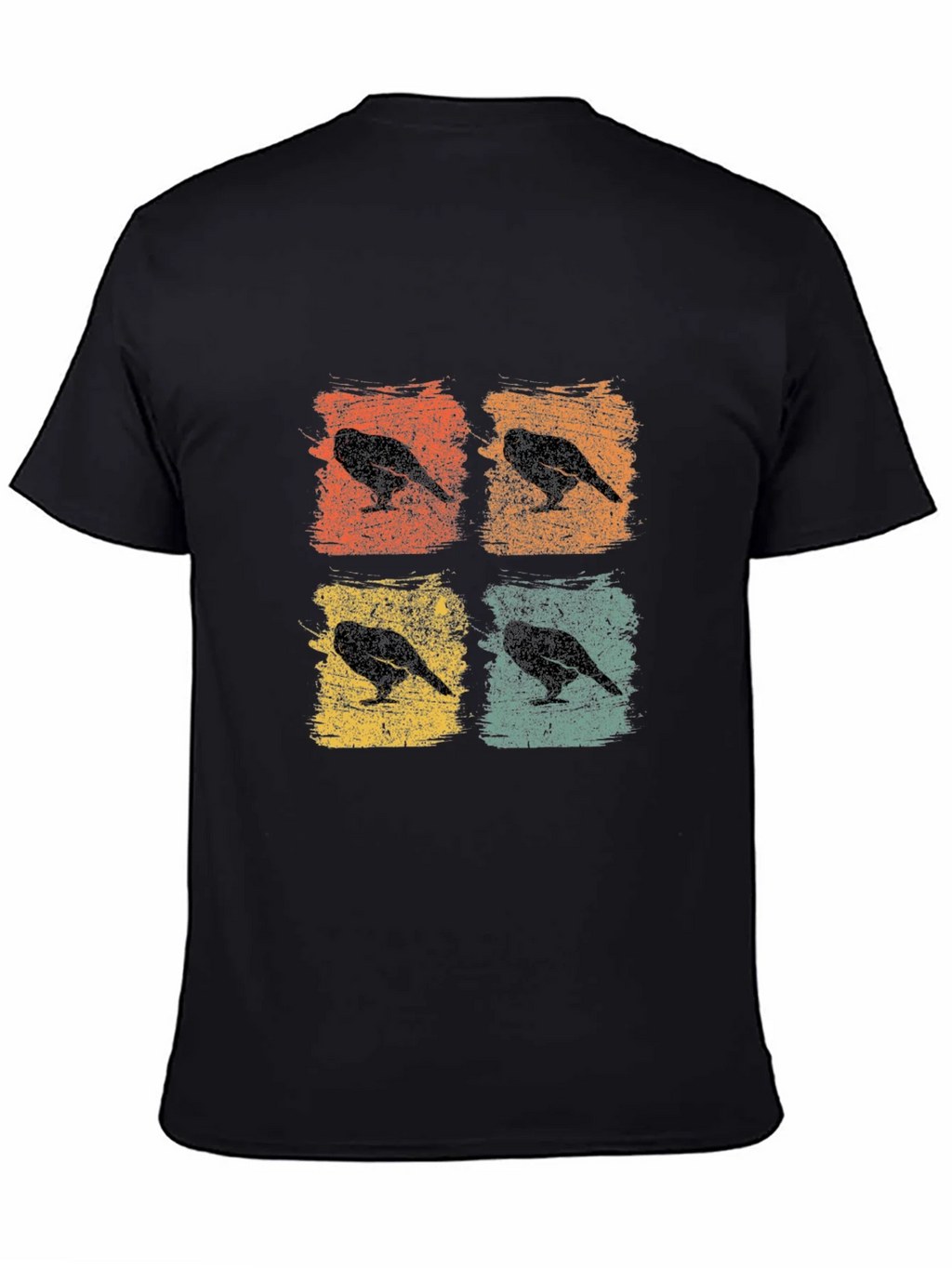 Retro Crow Pop Art T-Shirt product image 3