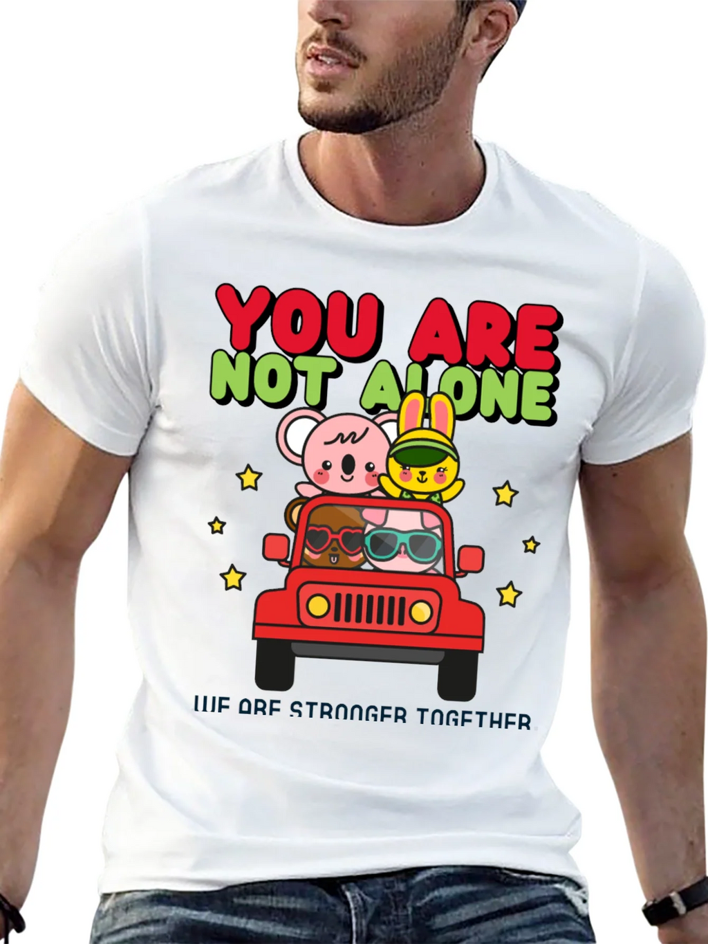 You Are Not Alone Animal Graphic T-Shirt product image 3