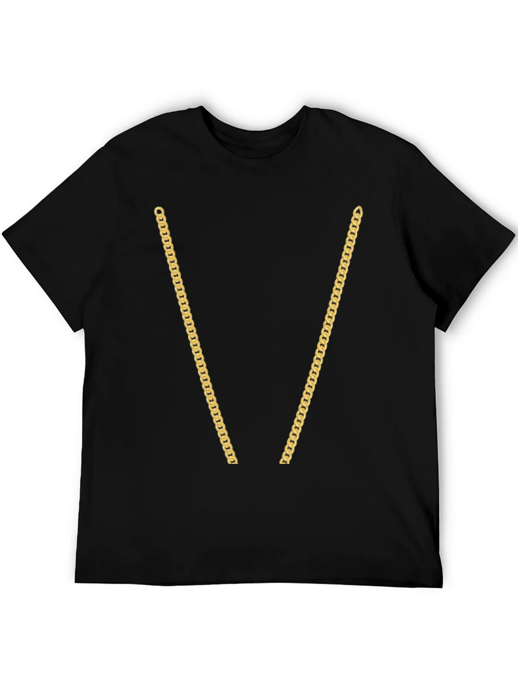 Gold Chain T-Shirt - Novelty Graphic Tee product image 4