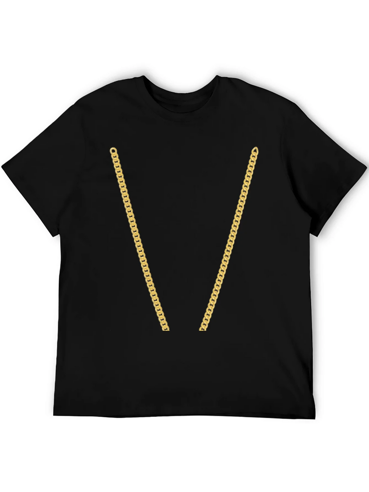Gold Chain T-Shirt - Novelty Graphic Tee product image 4