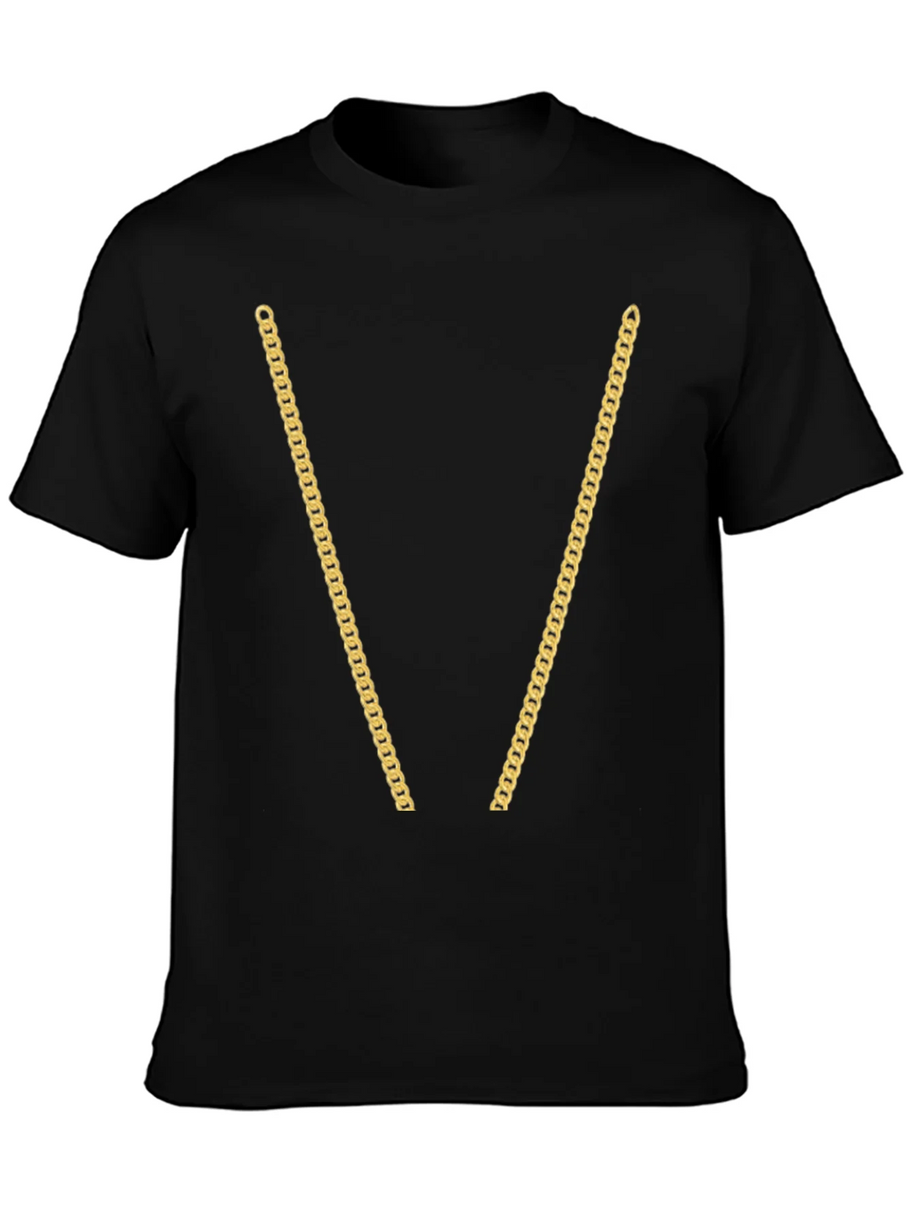 Gold Chain T-Shirt - Novelty Graphic Tee product image 3