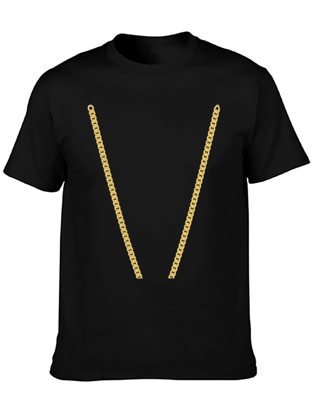 Gold Chain T-Shirt - Novelty Graphic Tee product image 3
