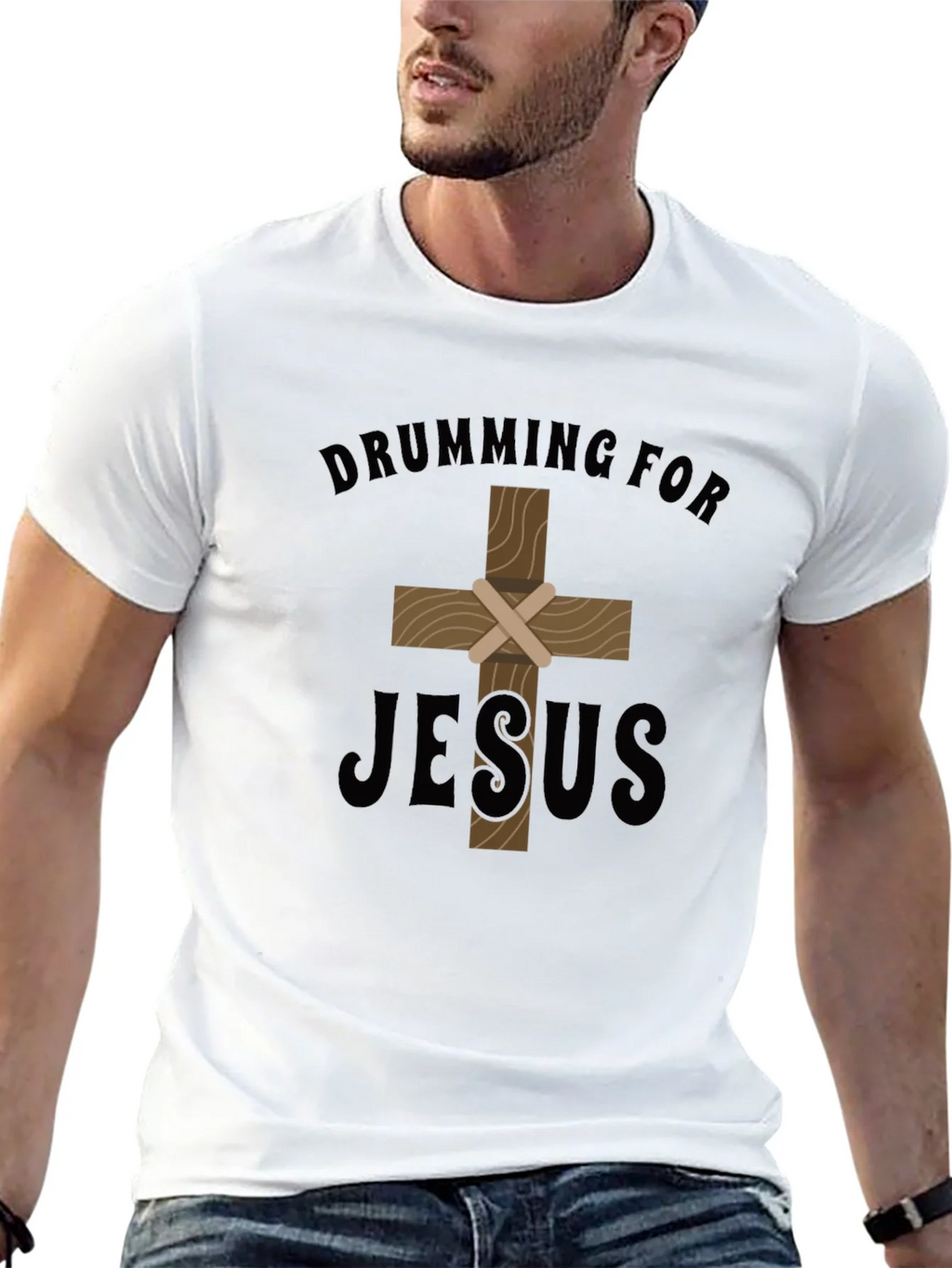 Drumming for Jesus T-Shirt - Christian Apparel product image 9