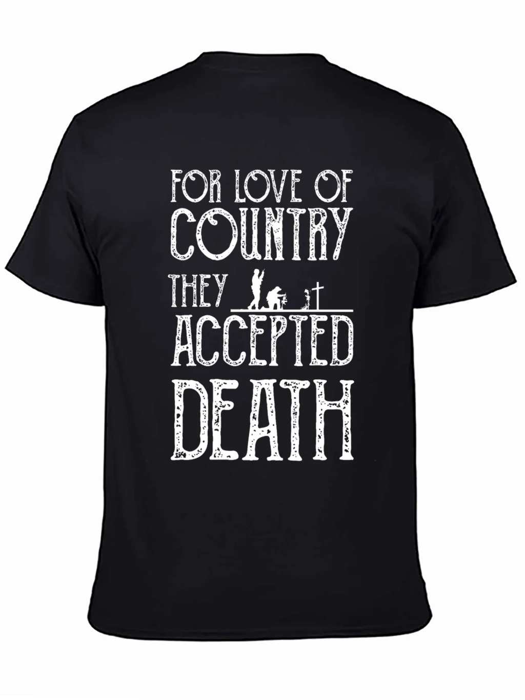 For Love of Country Graphic Print Black T-Shirt product image 2