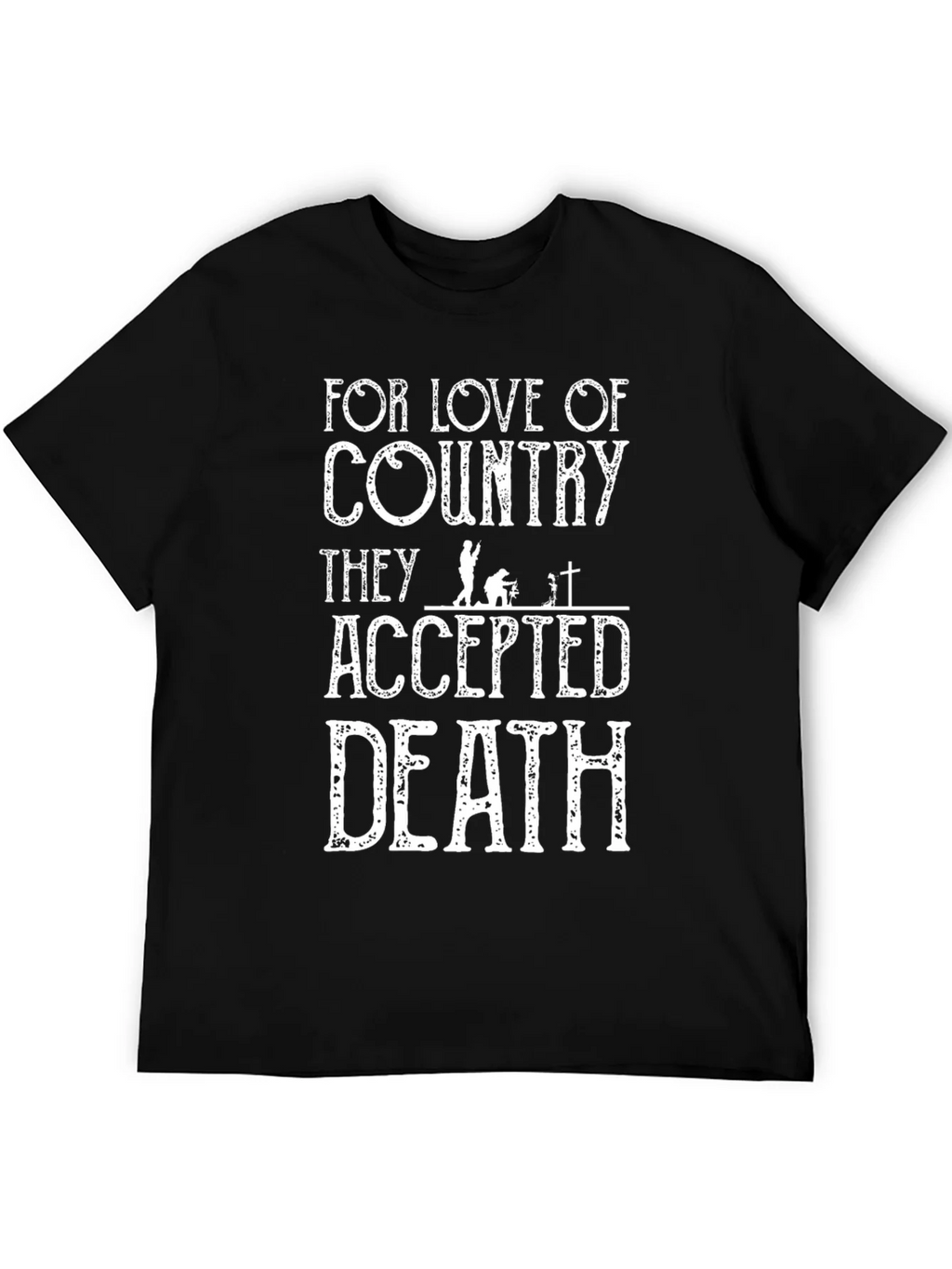 For Love of Country Graphic Print Black T-Shirt product image 3